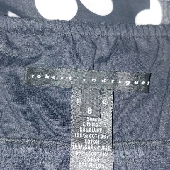 ROBERT RODRIGUEZ Silk lace polka dot empire waist flowy midi dress - Picture 15 of 16